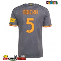 Camisa de Futebol AS Roma Evan Ndicka #5 Equipamento Alternativo 2026-27 Manga Curta
